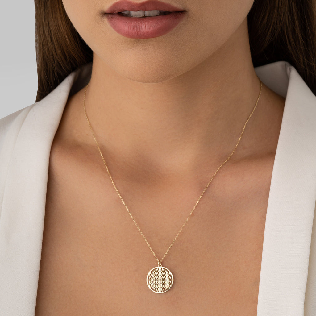 Yaşam Çiçeği Kolye