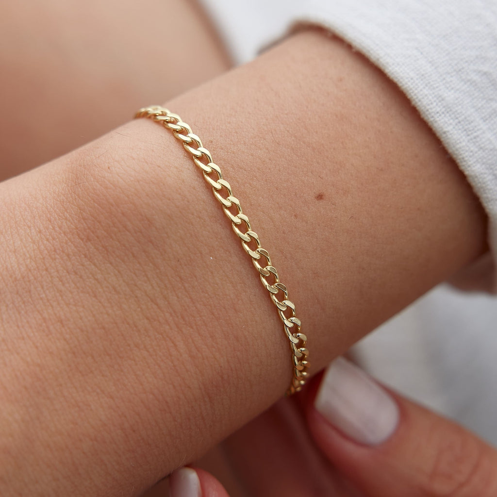 Curb(Gurmet) Zincir Bileklik