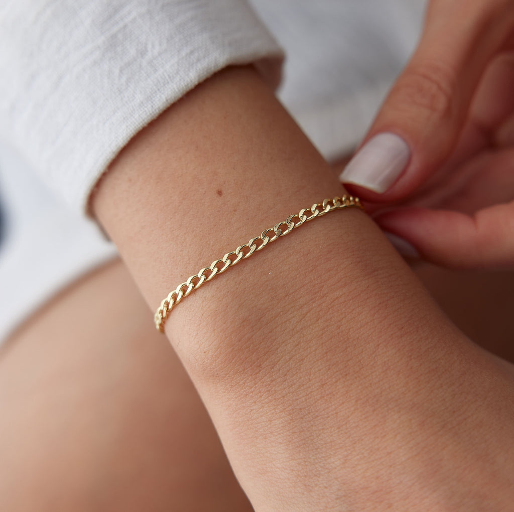 Curb(Gurmet) Zincir Bileklik