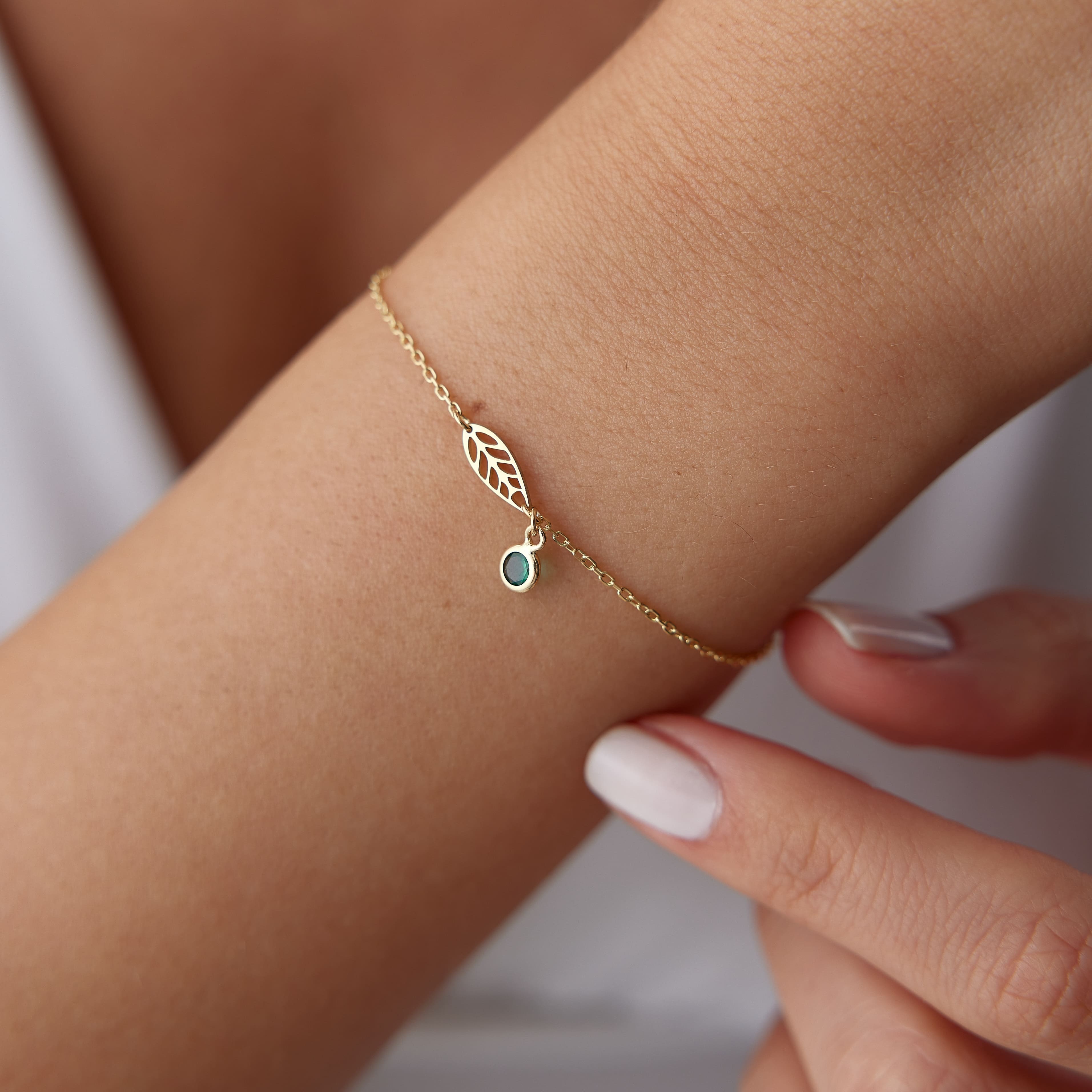 Mini Yaprak Bileklik