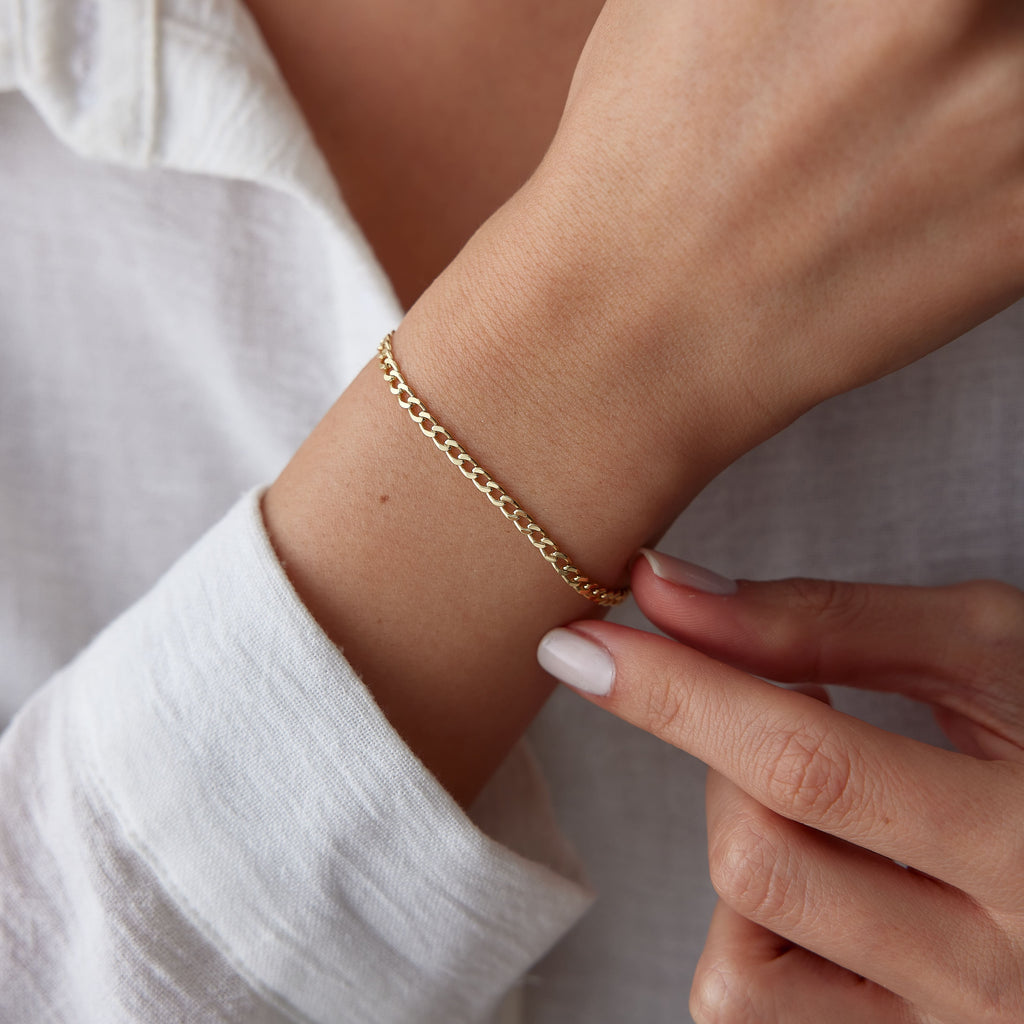 Curb(Gurmet) Zincir Bileklik