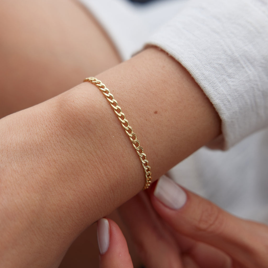 Curb(Gurmet) Zincir Bileklik