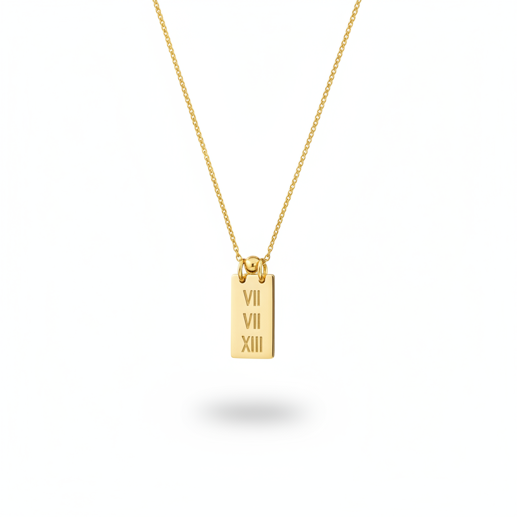 Roma Rakamlı Tarih Kolye