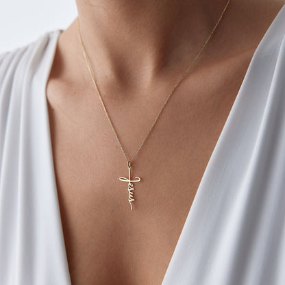Jesus Haç Kolye