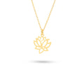 Lotus Çiçeği Kolye